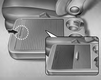 Pour utiliser le compartiment de