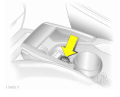 Opel Zafira. Allume-cigares