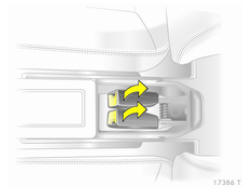 Opel Zafira. Ceintures de sécurité de la troisième rangée