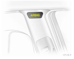 Opel Zafira. Système d'airbag rideau