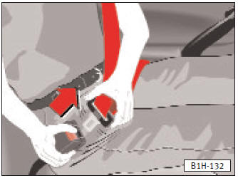 Ouverture des ceintures automatiques trois points
