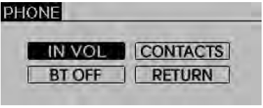 Volume entrant (réglage du volume