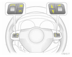 Opel Zafira. Commandes au volant