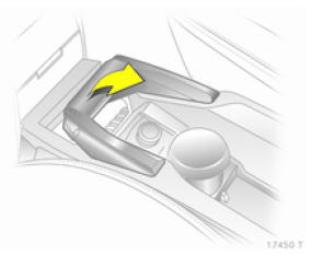 Opel Zafira. Frein de stationnement