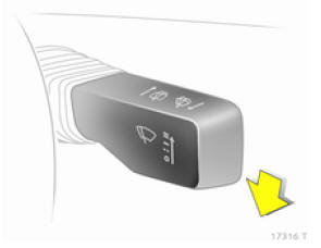 Opel Zafira. Position de maintenance de l'essuie-glace avant