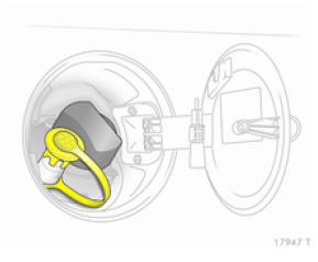 Opel Zafira. Remplissage de gaz naturel