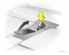 Opel Zafira. Rangement des sièges