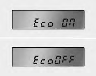 Témoin ecomindermc mode ECO on/off (selon l'équipement)