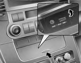 Prise aux, USB et iPod