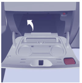 Peugeot Expert Tepee. Boîte à gants