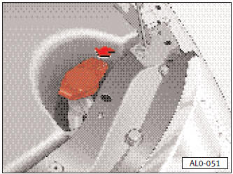 Le réservoir se trouve dans le compartiment
